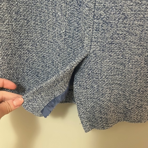 Pendleton Blue Tweed Spring Sleeveless Sheath Dress Size 8 - Picture 8 of 8